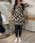 ALEXANDRA™ | Women Printed Loose-Fit Top