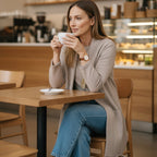 Elegant 3-Piece Set Including Long Cardigan, Top, and Pants
