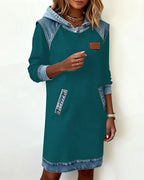 Lunariae – Casual Winter Hoodie Dress