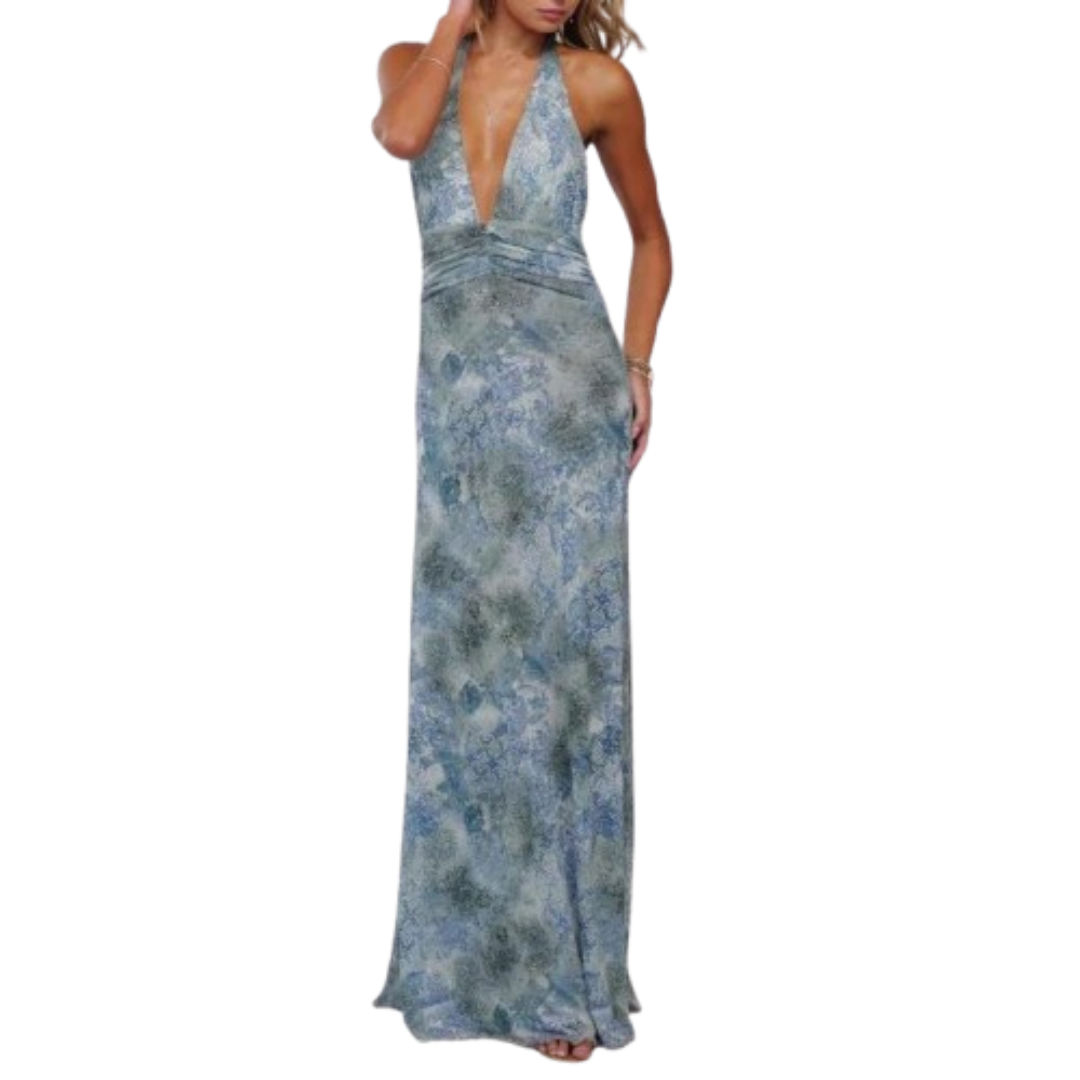 Fita™ | Elegant Halter Backless Summer Dress
