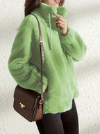 Maliza - Stylish Furry Fleece Jacket