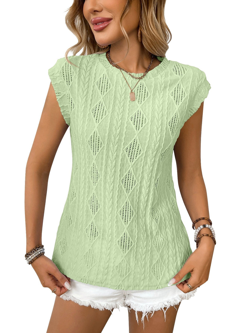 DELICE™ | Women Lightweight Knit Chic Tee