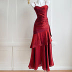 Vianne™| Glamorous Ruffled Maxi Dress