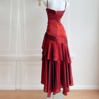 Vianne™| Glamorous Ruffled Maxi Dress