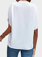 Vivienne | V-Neck Flowing Blouse