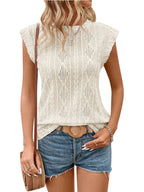 DELICE™ | Women Lightweight Knit Chic Tee