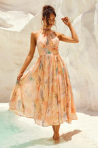 ESTHER™ Watercolor Midi Dress