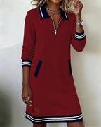 Lucy | Long Sleeve Cotton Dress